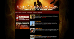 Desktop Screenshot of fireproofmymarriage.com